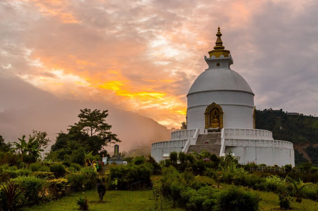 Pokhara Peace Pagoda highlights of Nepal