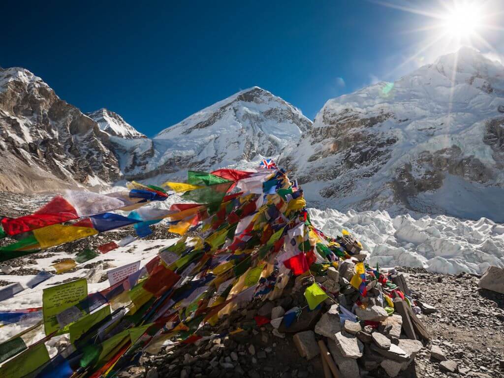 Everest Base Camp during Everest Base Camp Trek