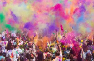 holi celebration pic