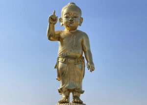 Lumbini Buddha Statue