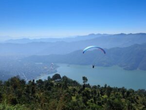 Pokhara paragliding nepal highlights tour