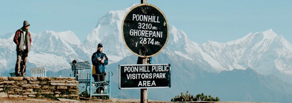 Trekking destination Poonhill