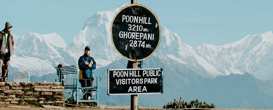Trekking destination Poonhill