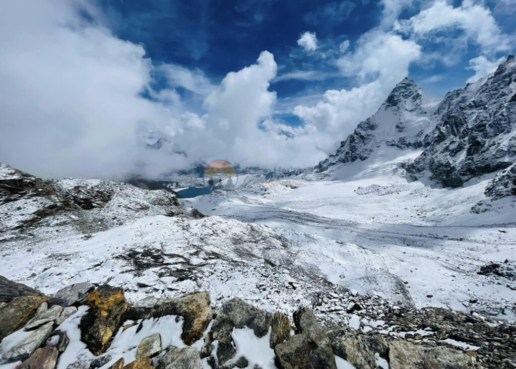 Renjo La Pass Frozen View