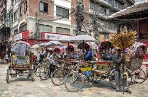 Rickshaw Tour around Kathmandu Durbar Square