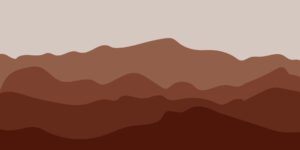 vecteezy mountain vector art sun is behind the mountains background 10411487