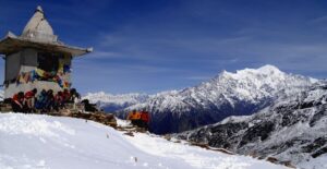 Top of Lauri Binayak Pass Trekking
