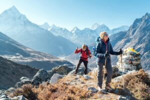 Couple following Everest Base Camp trekking 1 1024x683 1
