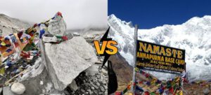 everest base camp vs annapurna base camp