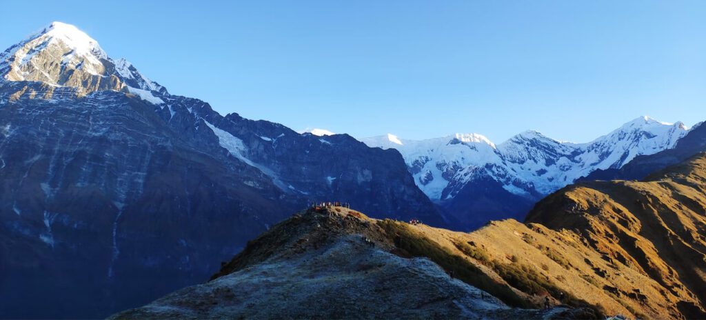 view from mardi himal base camp