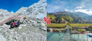 everest base camp vs annapurna circuit