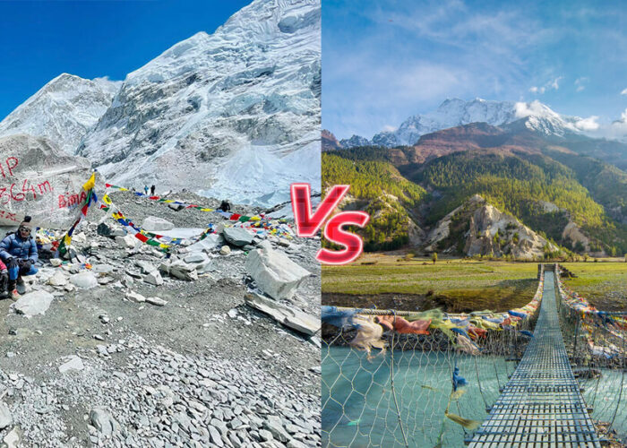 everest base camp vs annapurna circuit