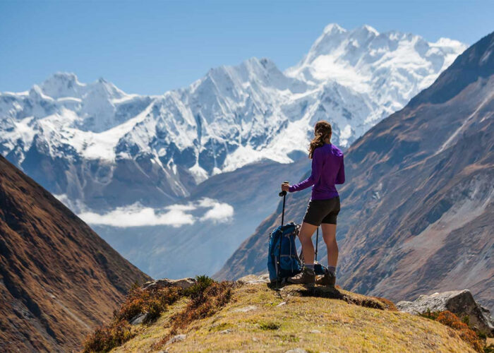 Manaslu trek crowd