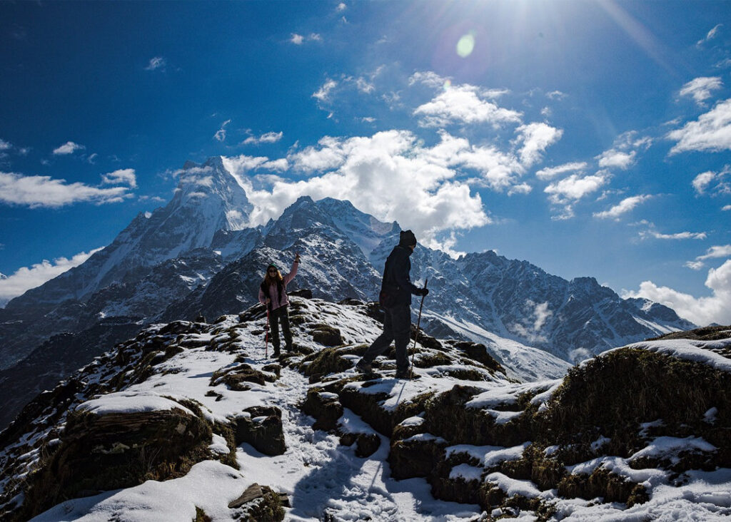 Mardi Himal Trek Winter Scenery