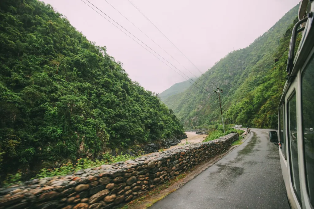 Drive to pokhara 