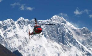 Heli flight with asian heritage
