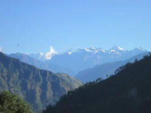 langtang Mountain on syabrubesi