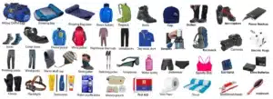 everest base camp trek packing list