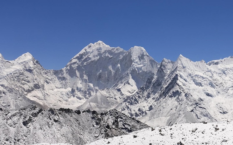 snow caped mountain