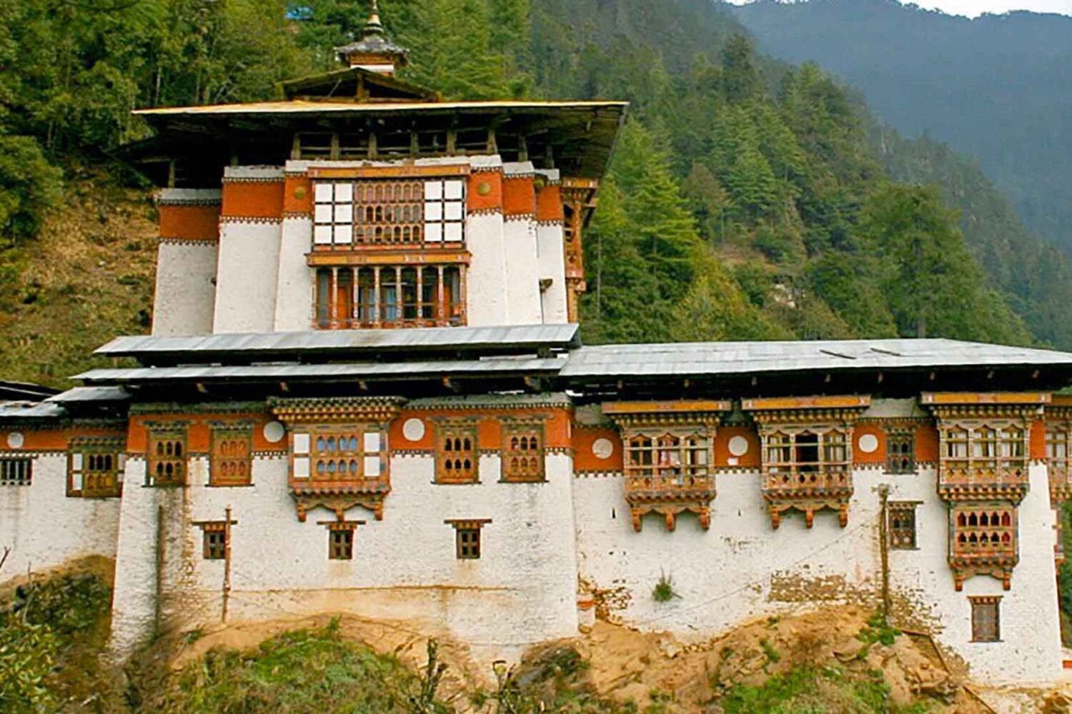 Heritage buildings in Thimphu, Bhutan cultural tour highlight