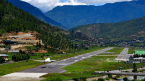 Arrival at Paro International Airport, gateway to Bhutan tours